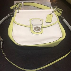 Coach Legacy Archival Two Tone Leather Purse